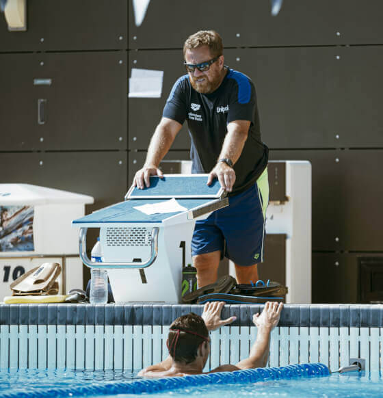 Claudio Rossetto Entrenador Italiano Natación