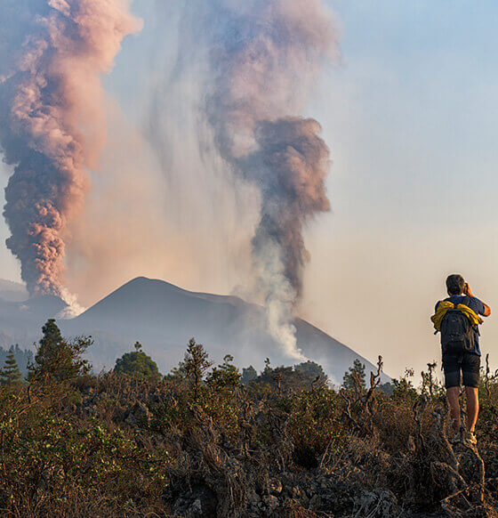 Volcán Cumbfe Vieja. La Palma.