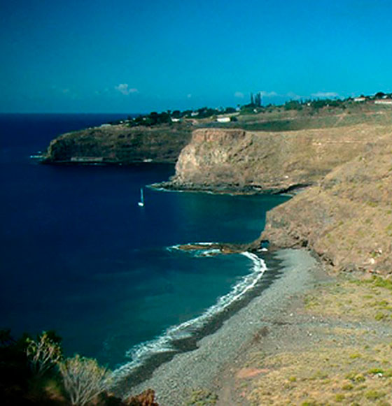 La Gomera. Playa de Chinguarime.
