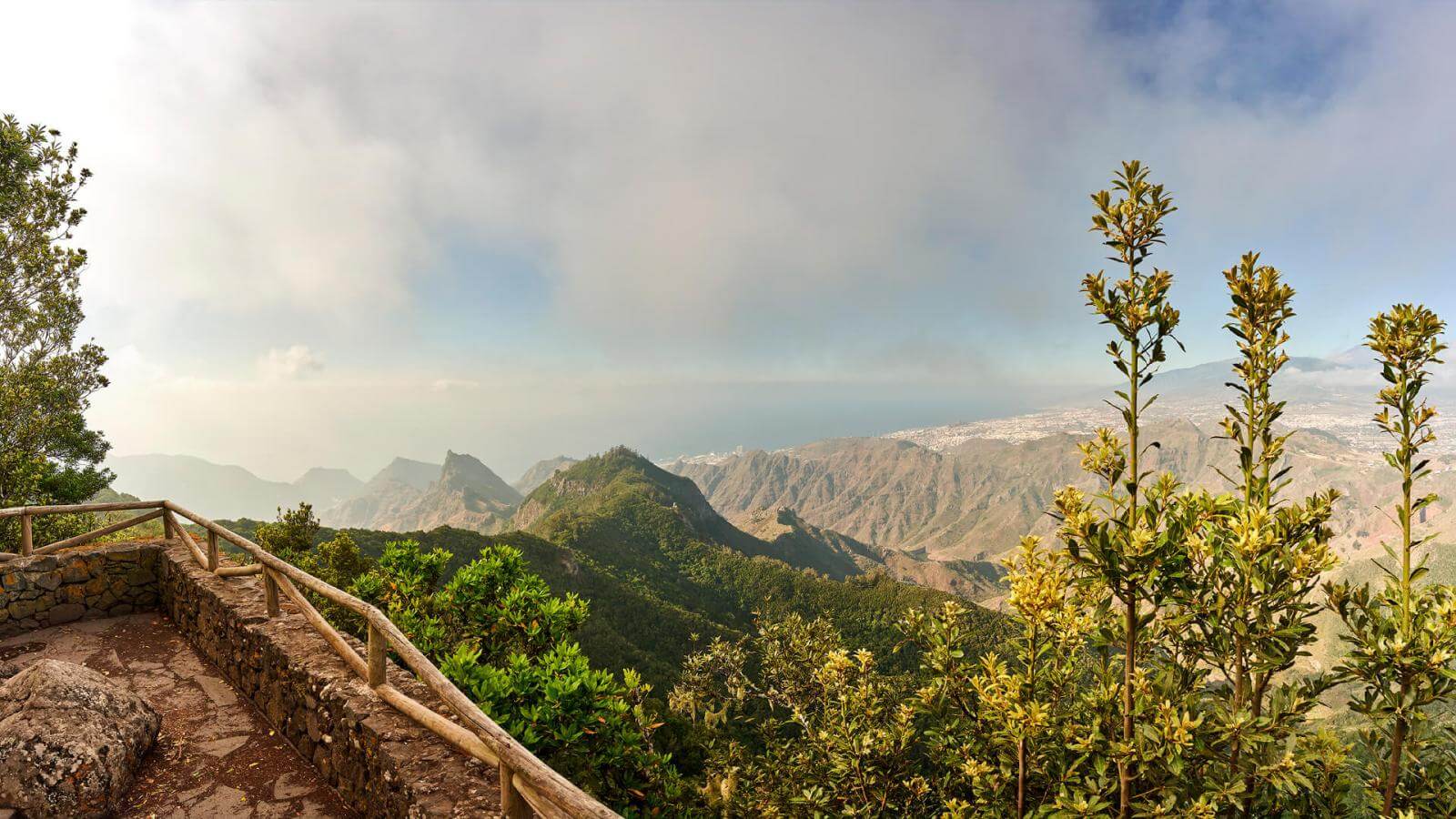 Vistas desde el Mirador Pico del Inglés en San Cristóbal de La Laguna