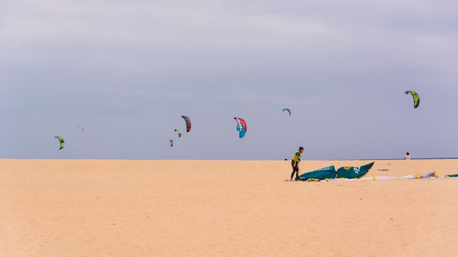 Kitesurf on Flag Beach Hello Canary Islands