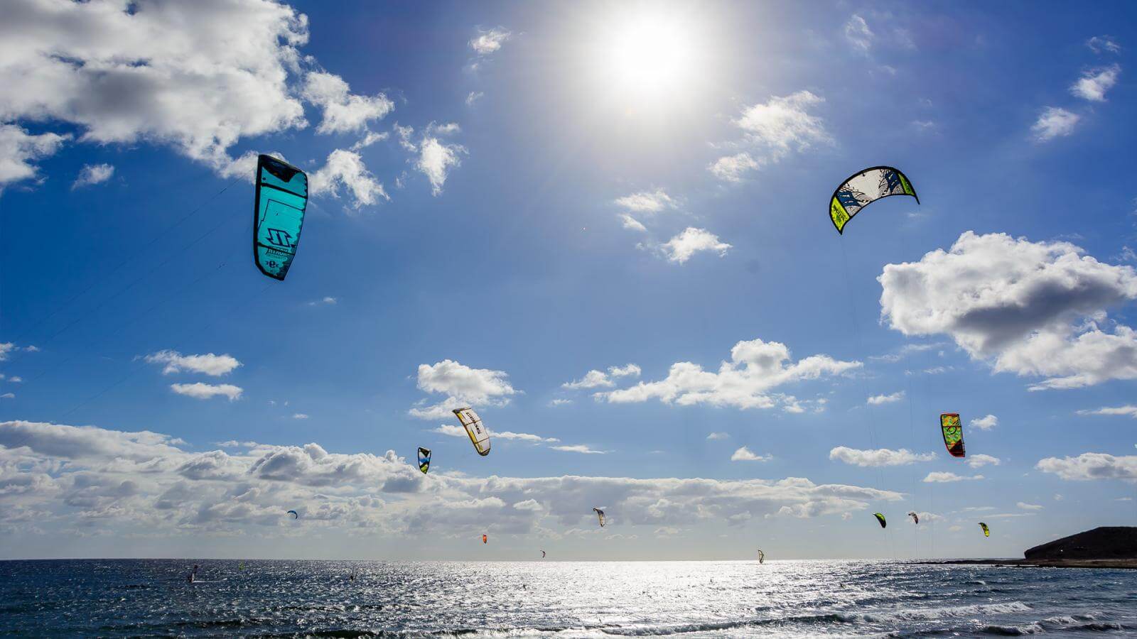 Kitesurf on El Médano beach Hello Canary Islands