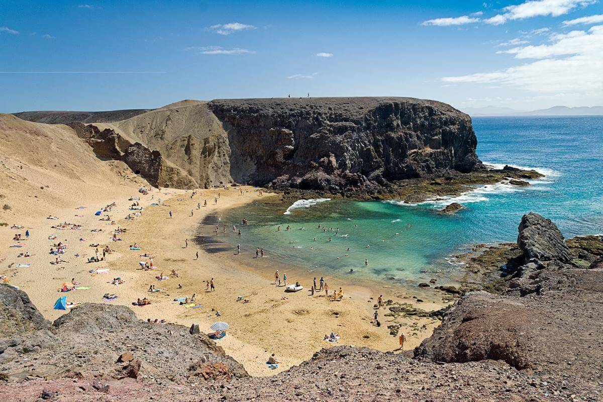 Lanzarote. Playa Papagayo