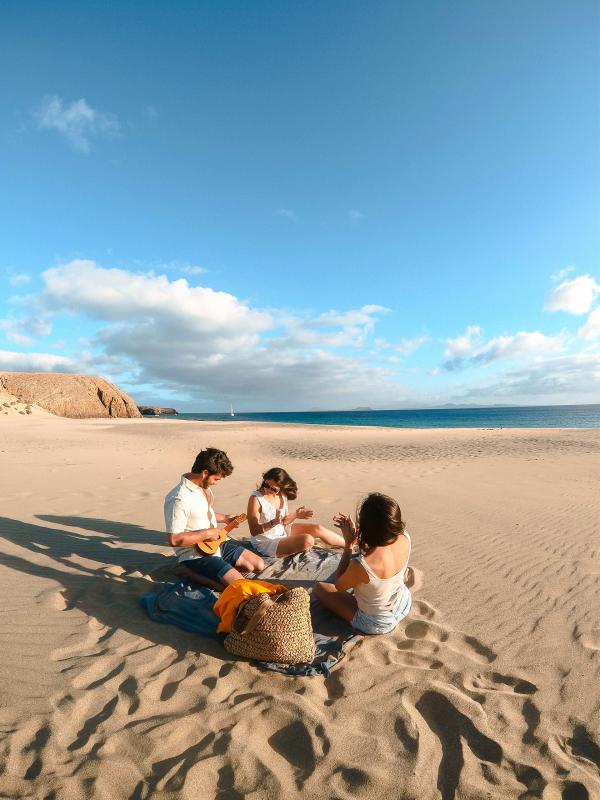 Niños y playa