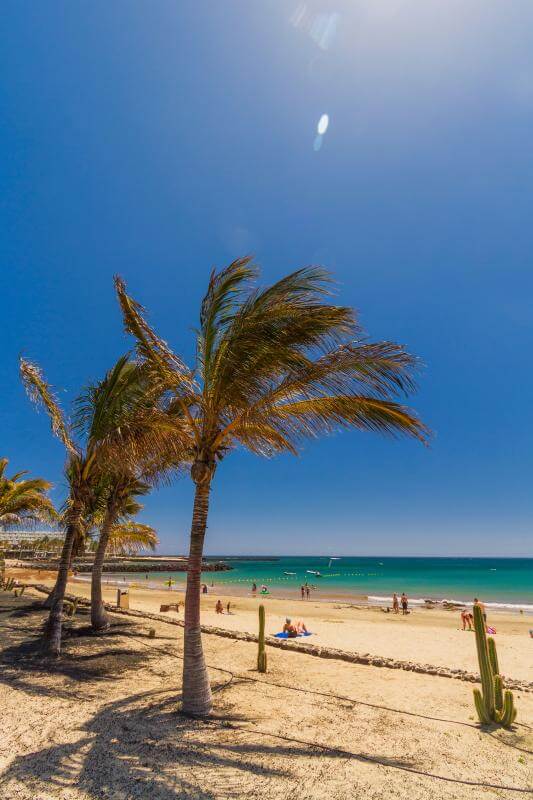 Lanzarote. Playa Costa Teguise 