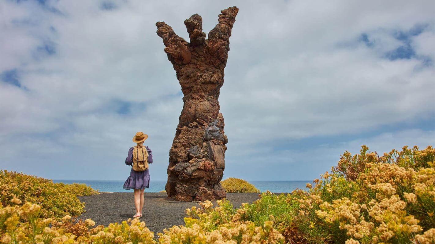 El Atlante monument, Gran Canaria.