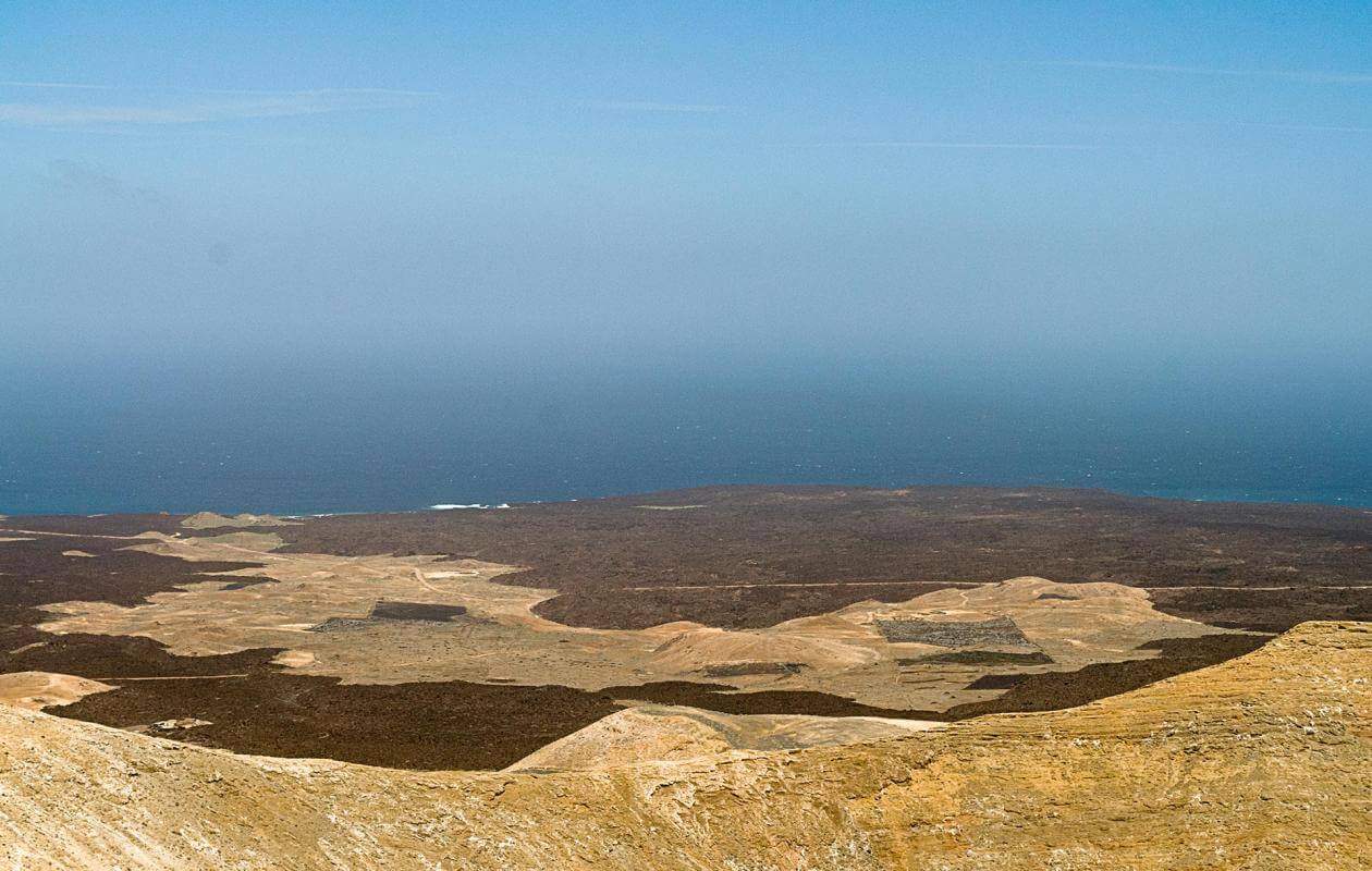 Caldera Blanca. Senderos de Lanzarote