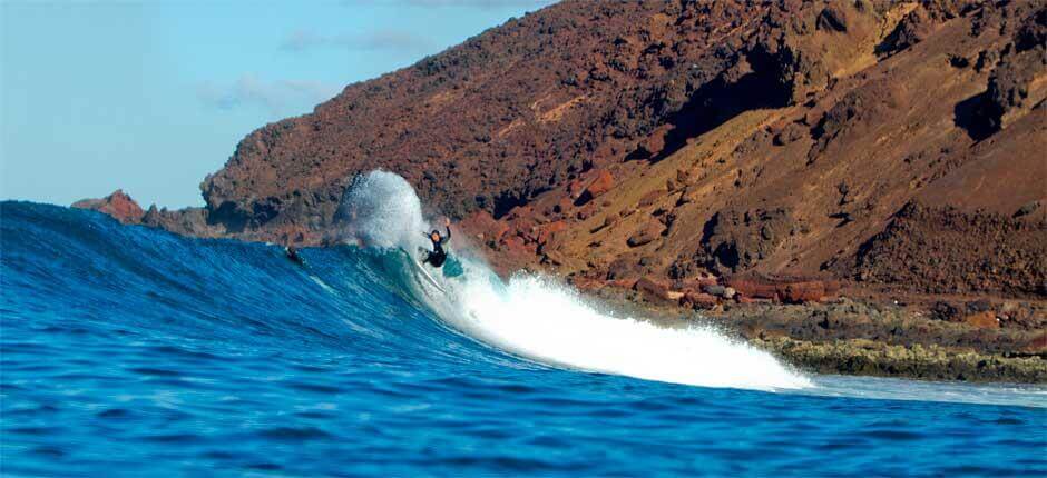 La derecha de Lobos, Surfing Spots in Fuerteventura