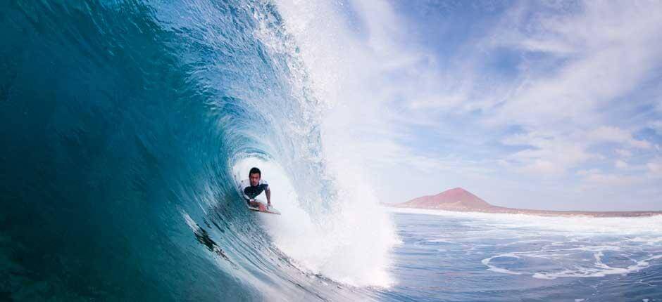 Bodyboarding in la Baja del Ganado + Bodyboarding spots in Lanzarote 