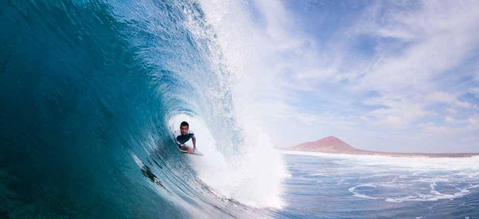 Bodyboarding in la Baja del Ganado + Bodyboarding spots in Lanzarote 