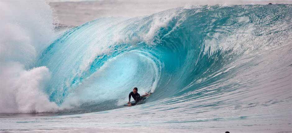 Bodyboarding in la izquierda de La Santa + Bodyboarding spots in Lanzarote 