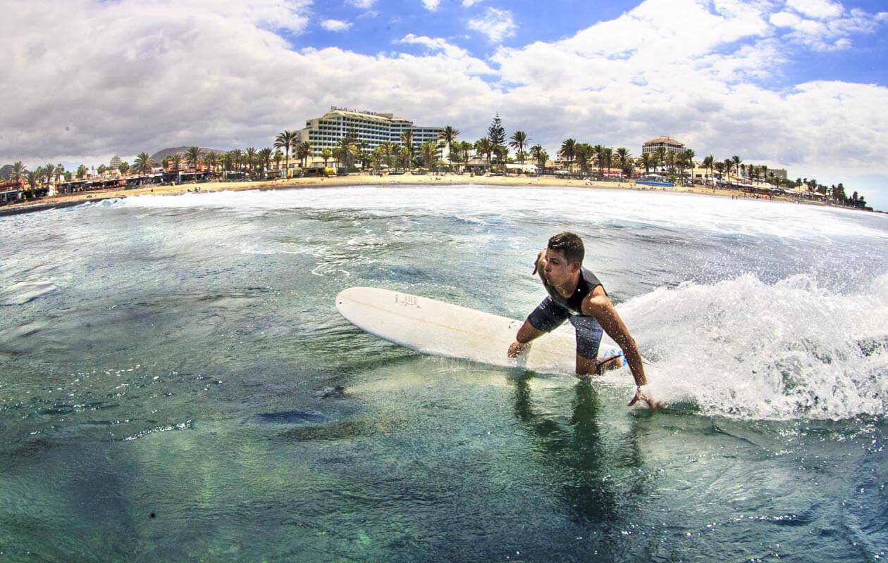 La izquierda de Las Palmeras Spots de surf en Tenerife