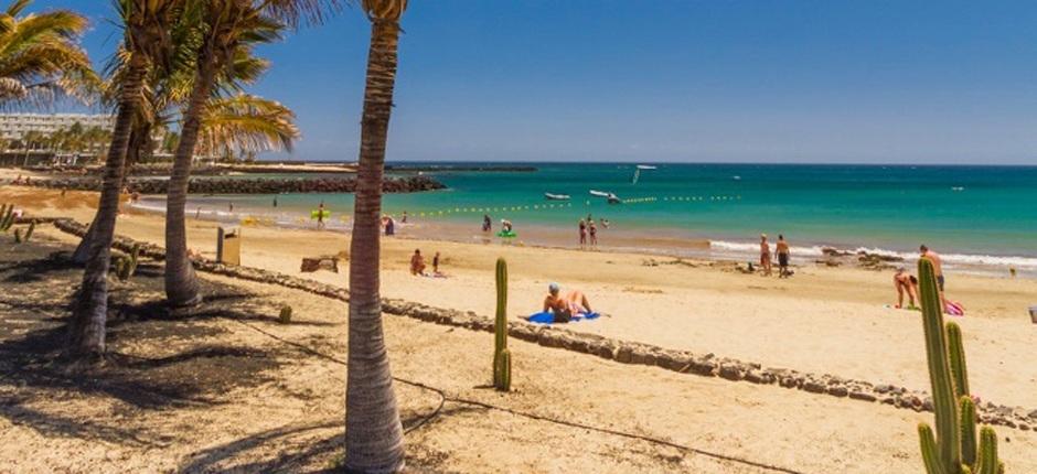 Las Cucharas Beach. Popular beaches in Lanzarote 