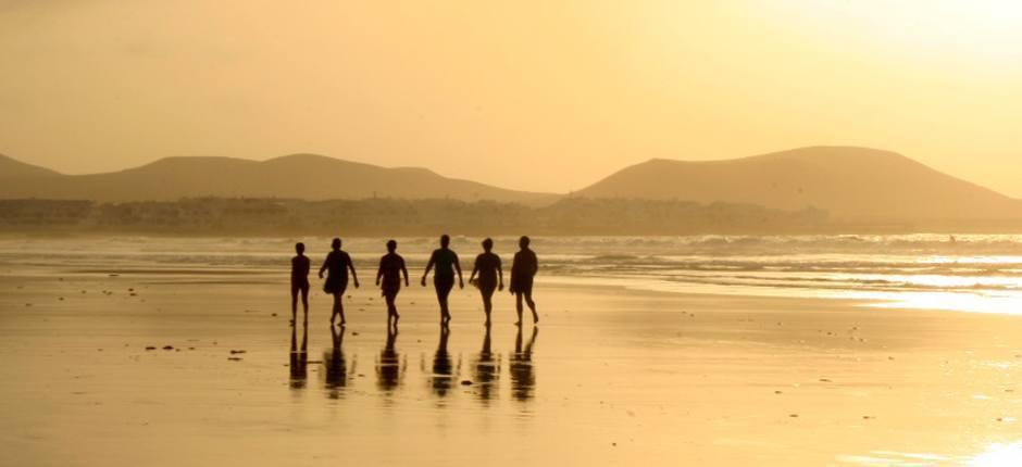 Famara beach + Popular beaches in Lanzarote