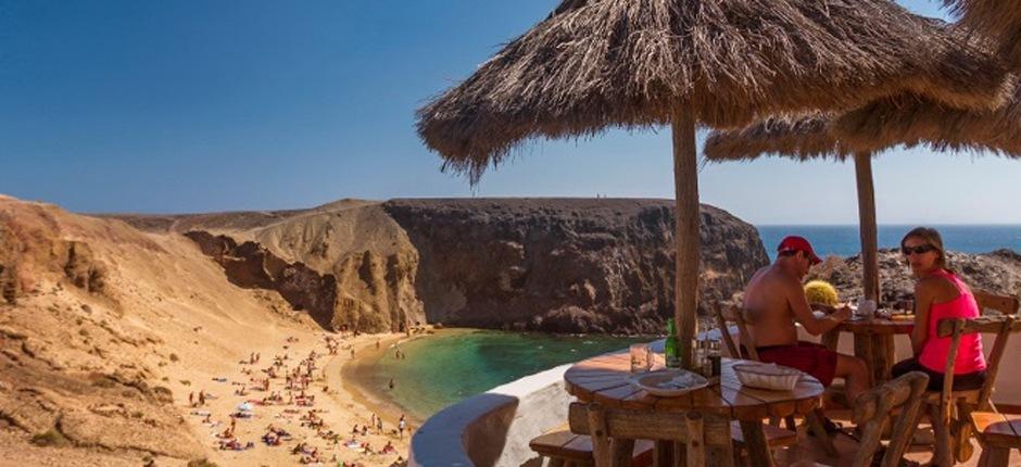 Papagayo beach. Popular beaches in Lanzarote