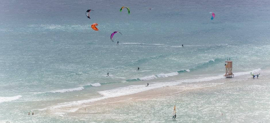Kitesurf on Sotavento beach, Kitesurfing spots in Fuerteventura