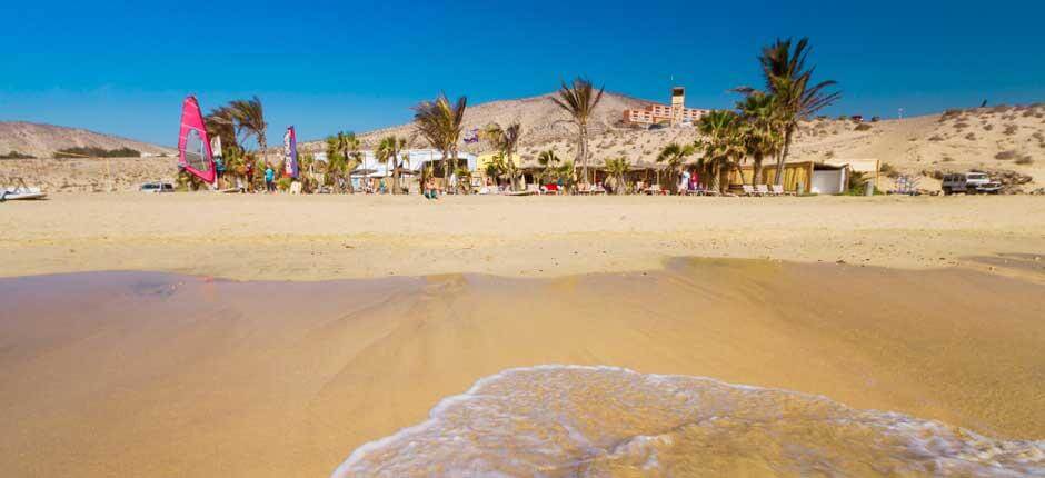 Windsurfing at Sotavento beach, Windsurfing Spots in Fuerteventura