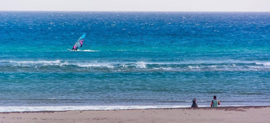 Windsurfing at Sotavento beach, Windsurfing Spots in Fuerteventura