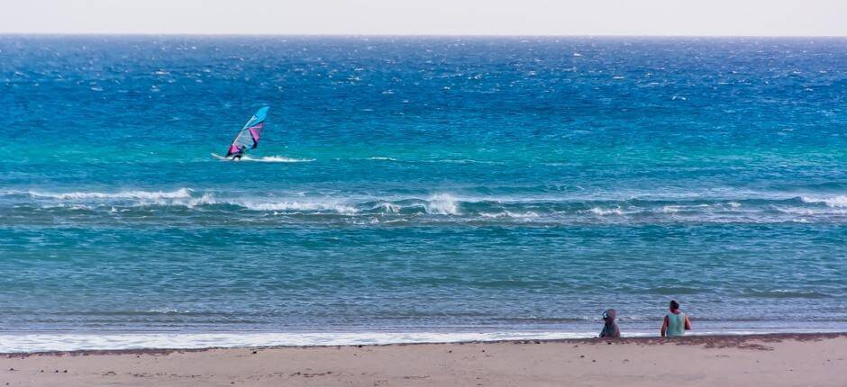 Windsurfing at Sotavento beach, Windsurfing Spots in Fuerteventura