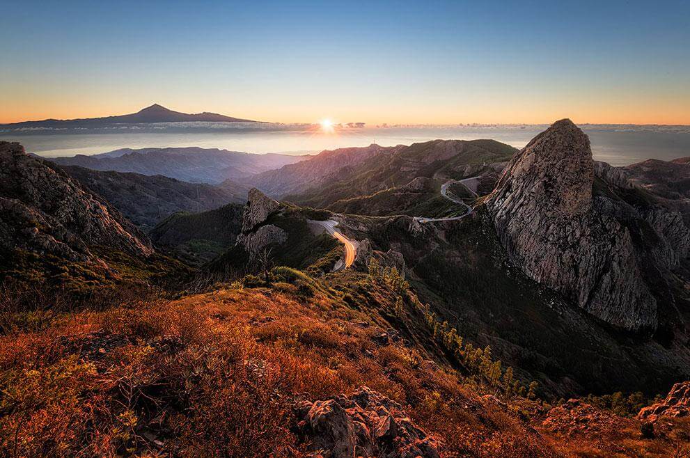 Roque de Agando, La Gomera.