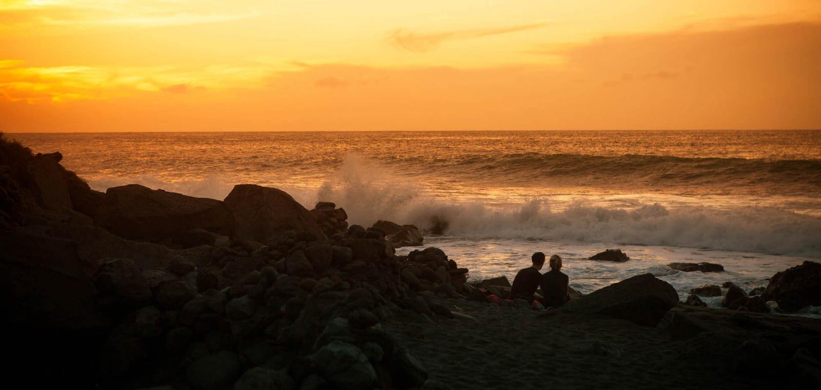 Atardecer-en-Playa-del-Ingles-La-Gomera