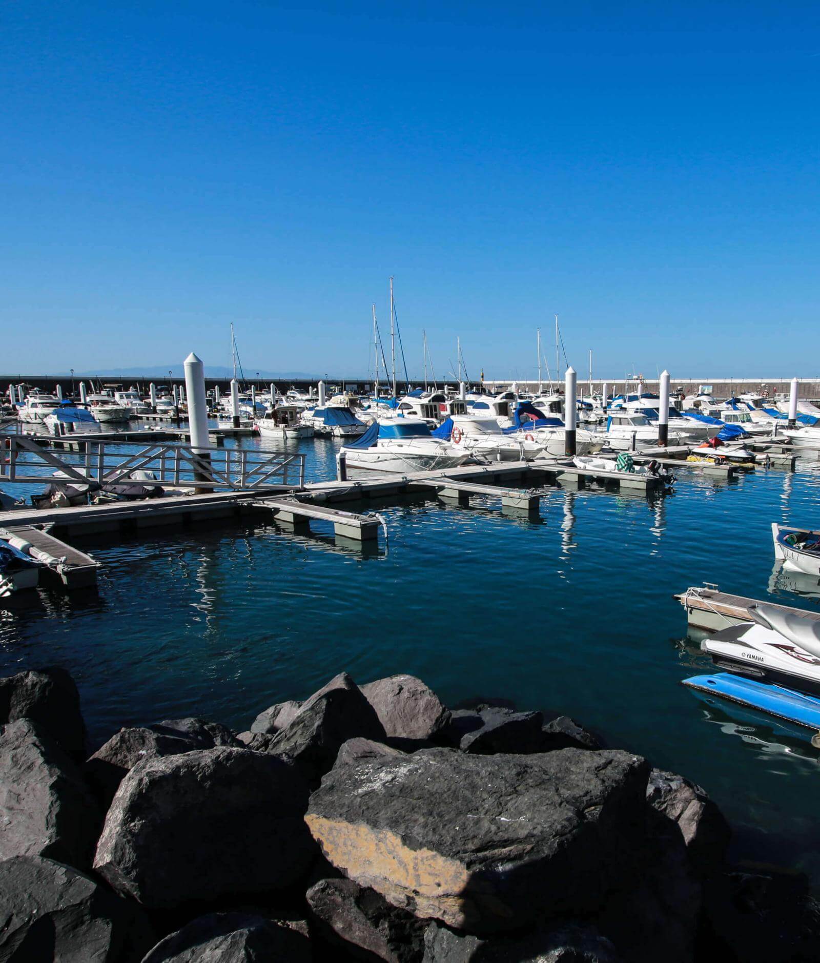 Sports harbour Los Gigantes. Tenerife.