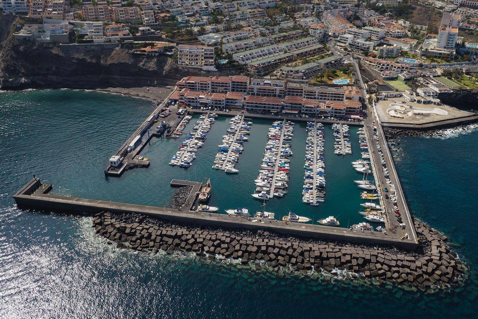 Sports harbour Los Gigantes. Tenerife.