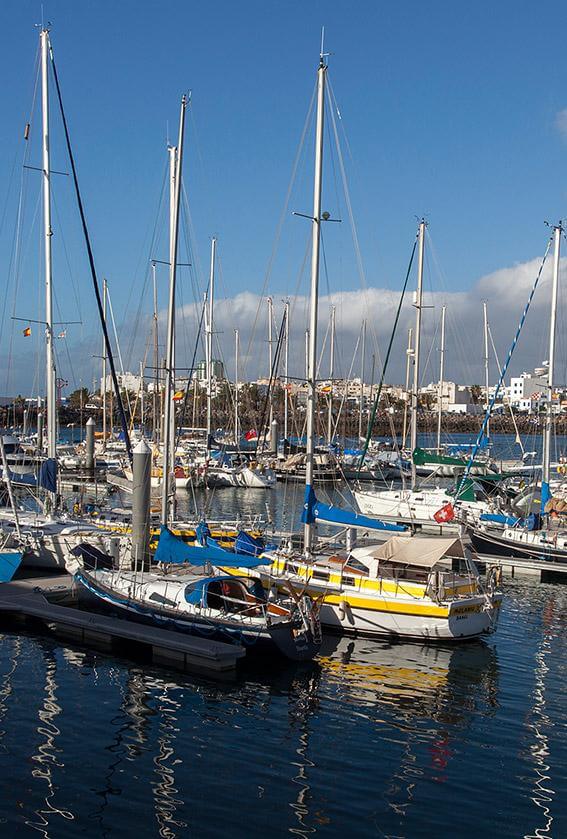 Sports harbour of Arrecife. Lanzarote.