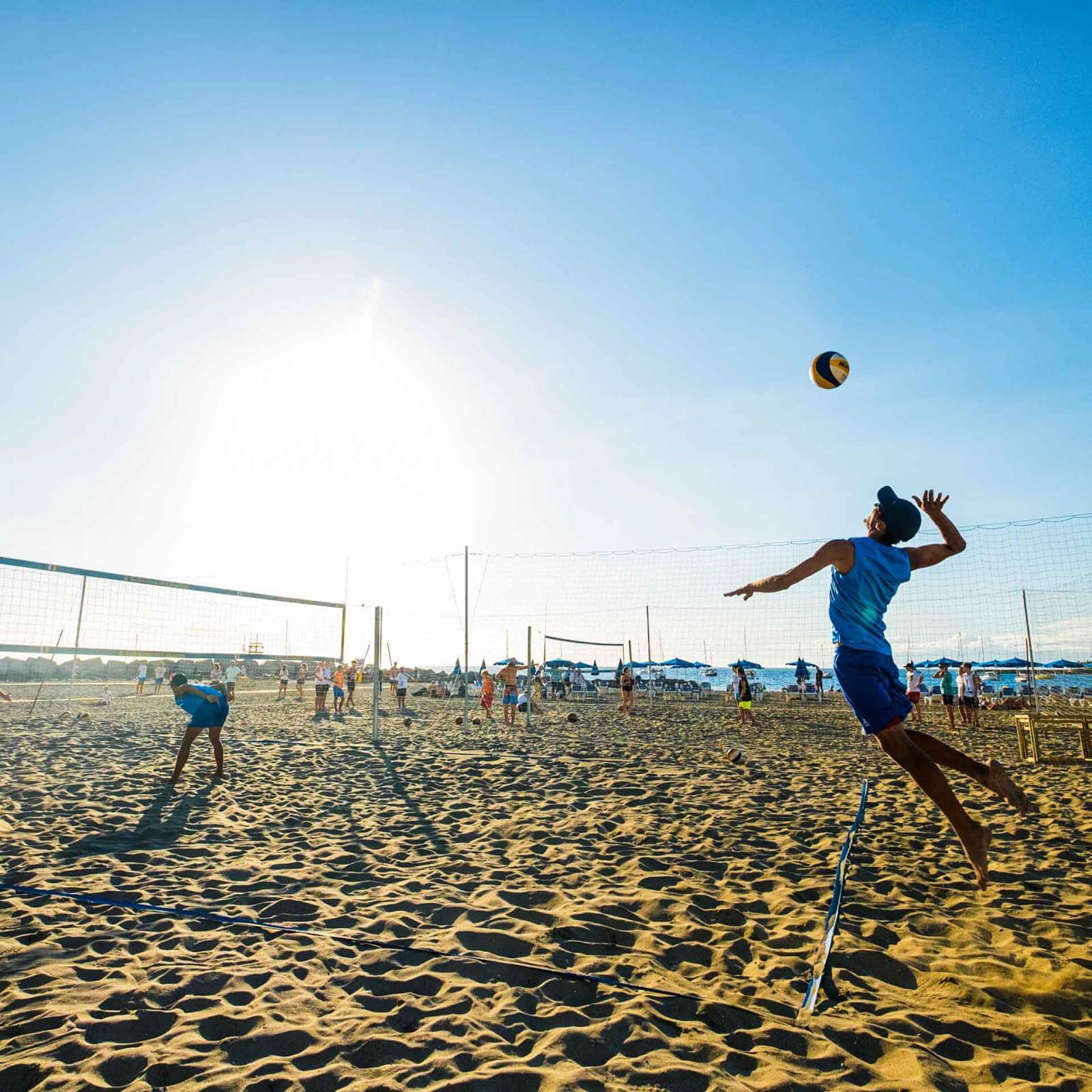 Beach volleyball training in the Canary Islands Hello Canary Islands