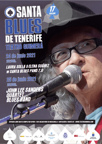 Cartel Santa Blues 17 edición