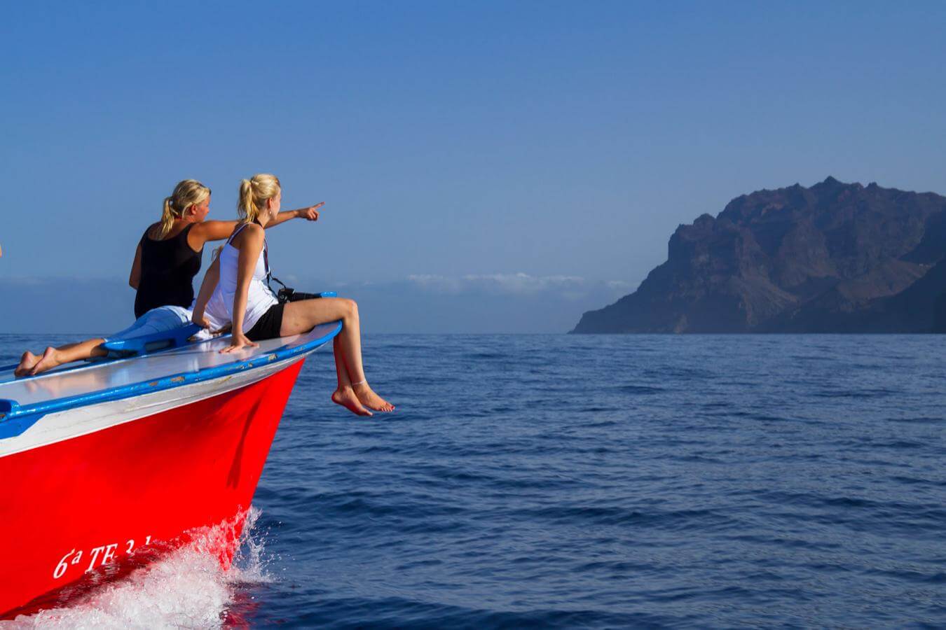 Avistamiento de cetáceos en la costa de La Gomera