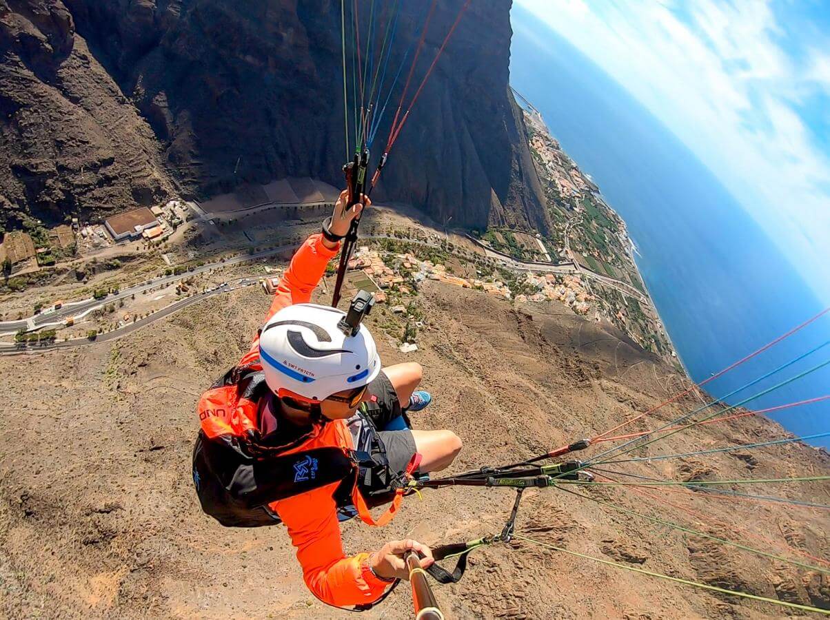 Parapente en Arure , La Gomera