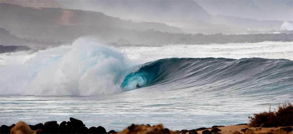 Bodyboarding in la izquierda de La Santa + Bodyboarding spots in Lanzarote 