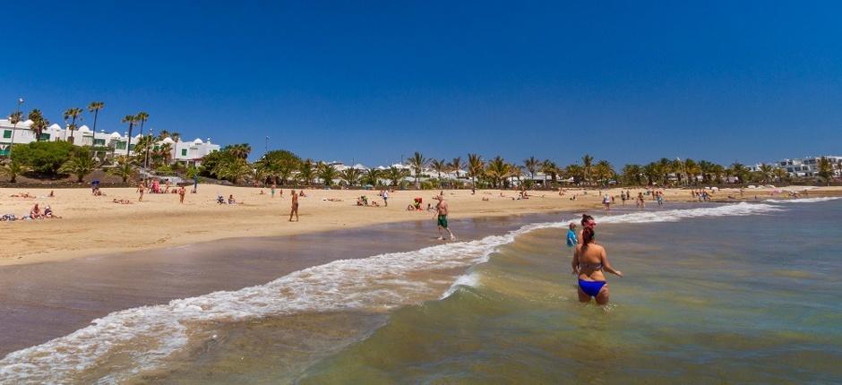 Las Cucharas Beach. Popular beaches in Lanzarote