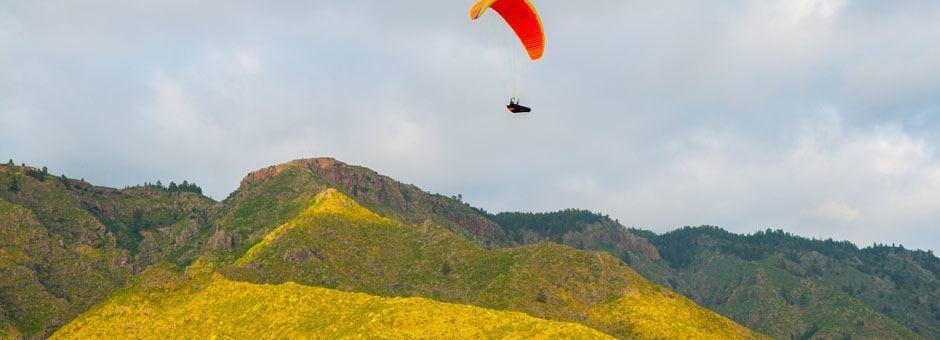 Paragliding in Taucho, Paragliding in Tenerife
