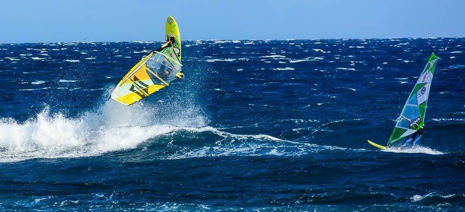 Windsurfing at El Cabezo beach, Windsurfing spots in Tenerife