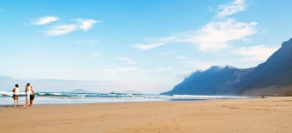 Famara beach + Popular beaches in Lanzarote