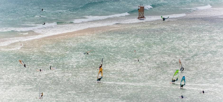 Kitesurf on Sotavento beach, Kitesurfing spots in Fuerteventura