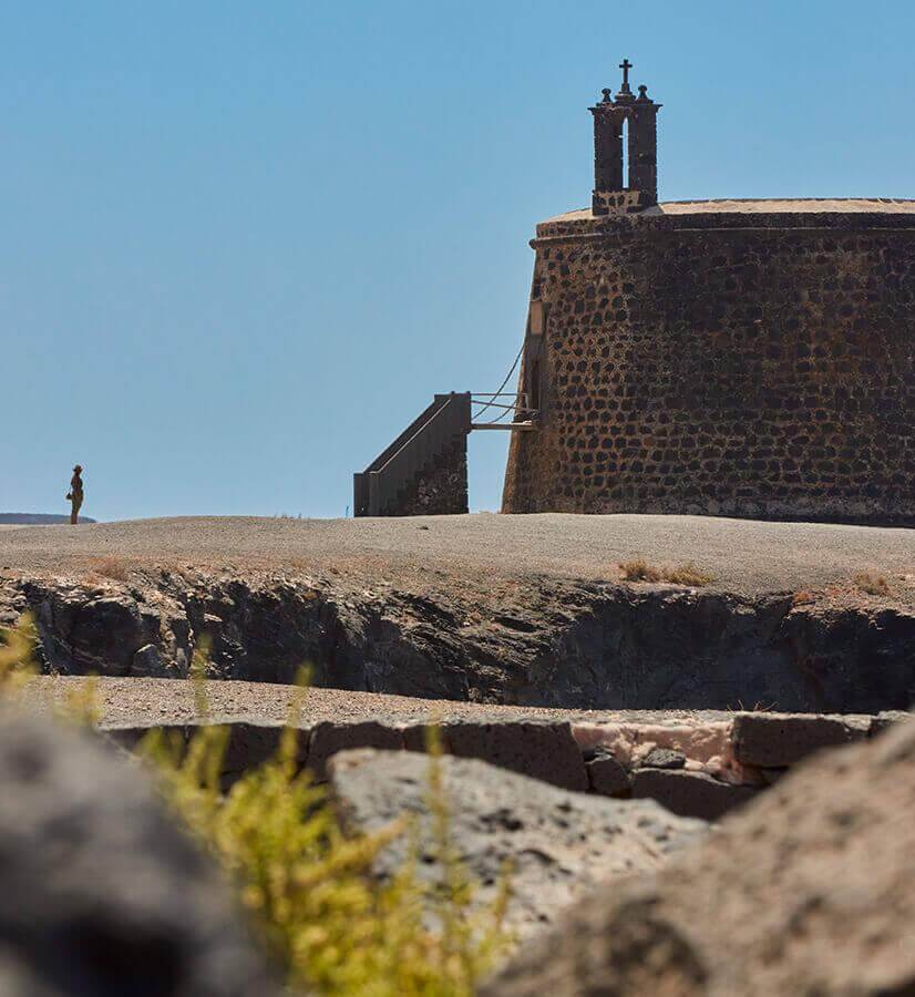 Castle of San Marcial de Rubicón and Guanapay, Lanzarote.