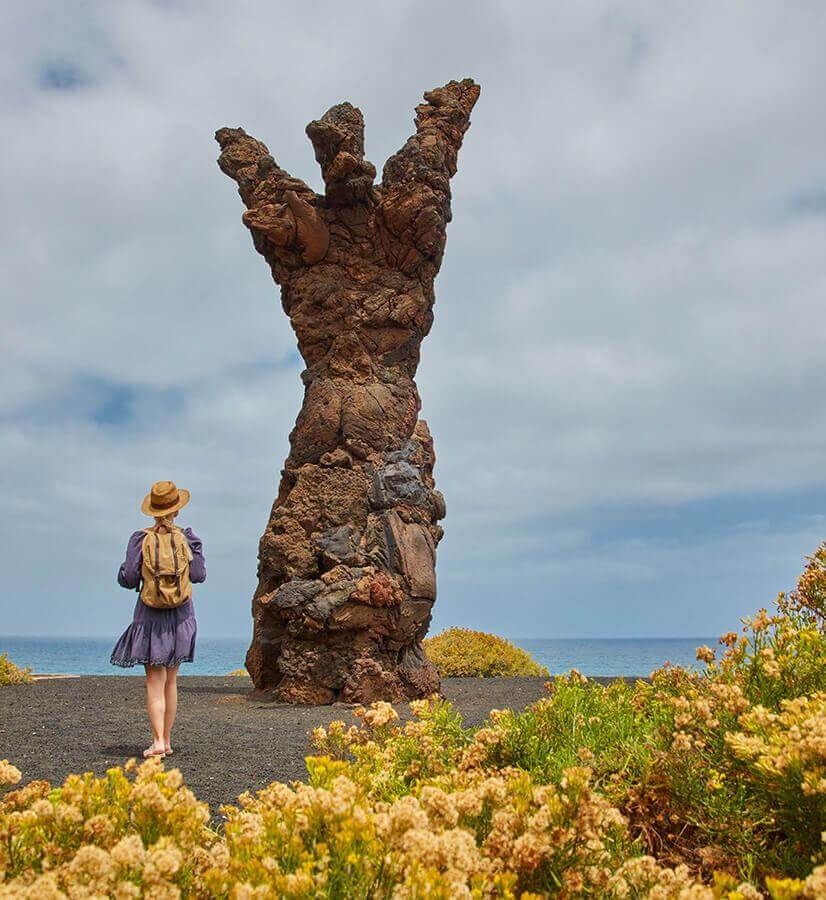 El Atlante monument, Gran Canaria.